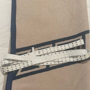 IRO White Studded Belt